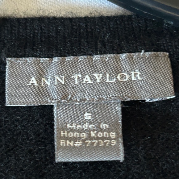 Ann Taylor Black Cardigan with Beaded Accents size:S - Picture 6 of 9